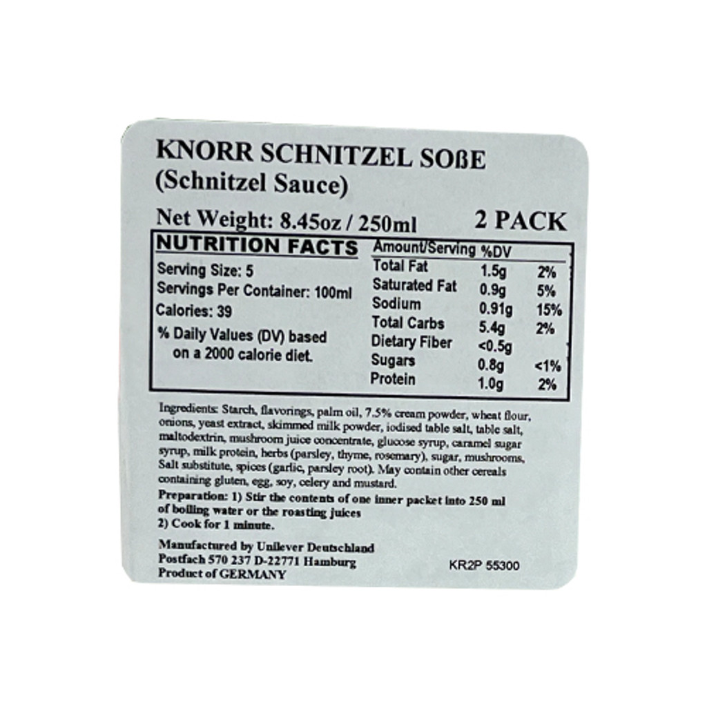 Knorr Schnitzel Sauce Cubes,  500ml