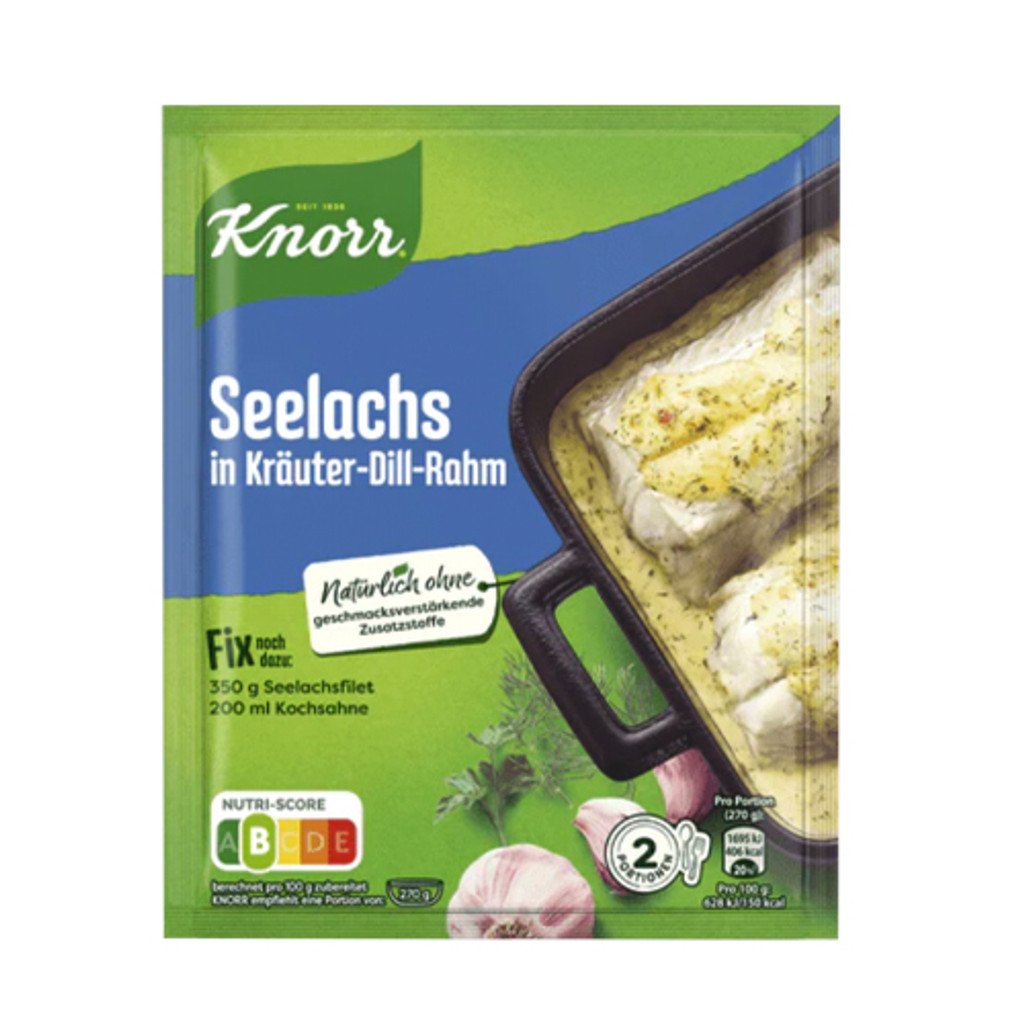 Knorr Seelachs in Krauter-Dill-Rahm