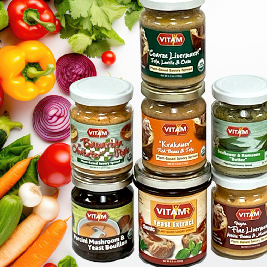 Vitam Organic Plant Based Savory Spreads and Bouillion Trial Collection - SPECIAL PRICE