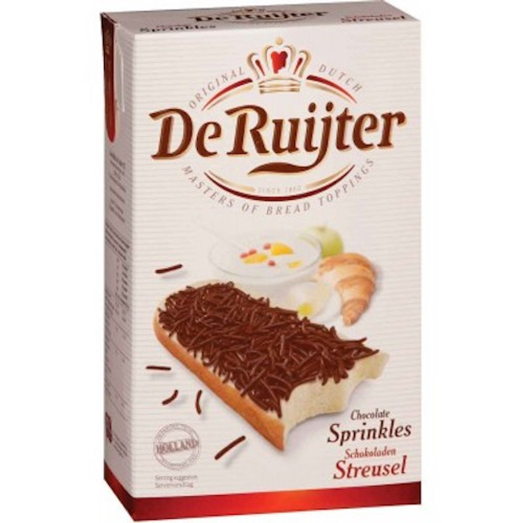 De Ruijter Dutch Dark Chocolate Sprinkles 14.1 oz. - SALE