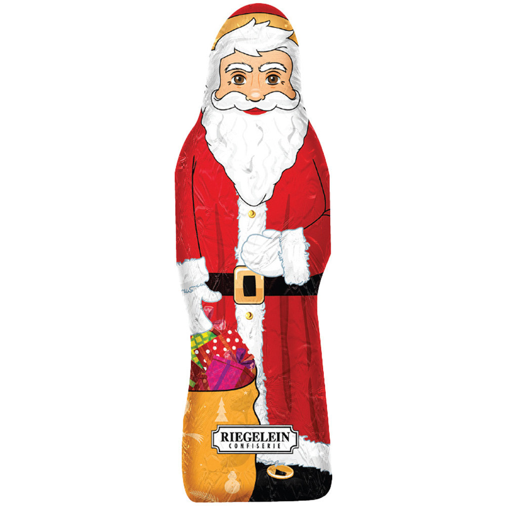 Riegelein Chocolate Santa, Hollow, 9.4 in - SALE