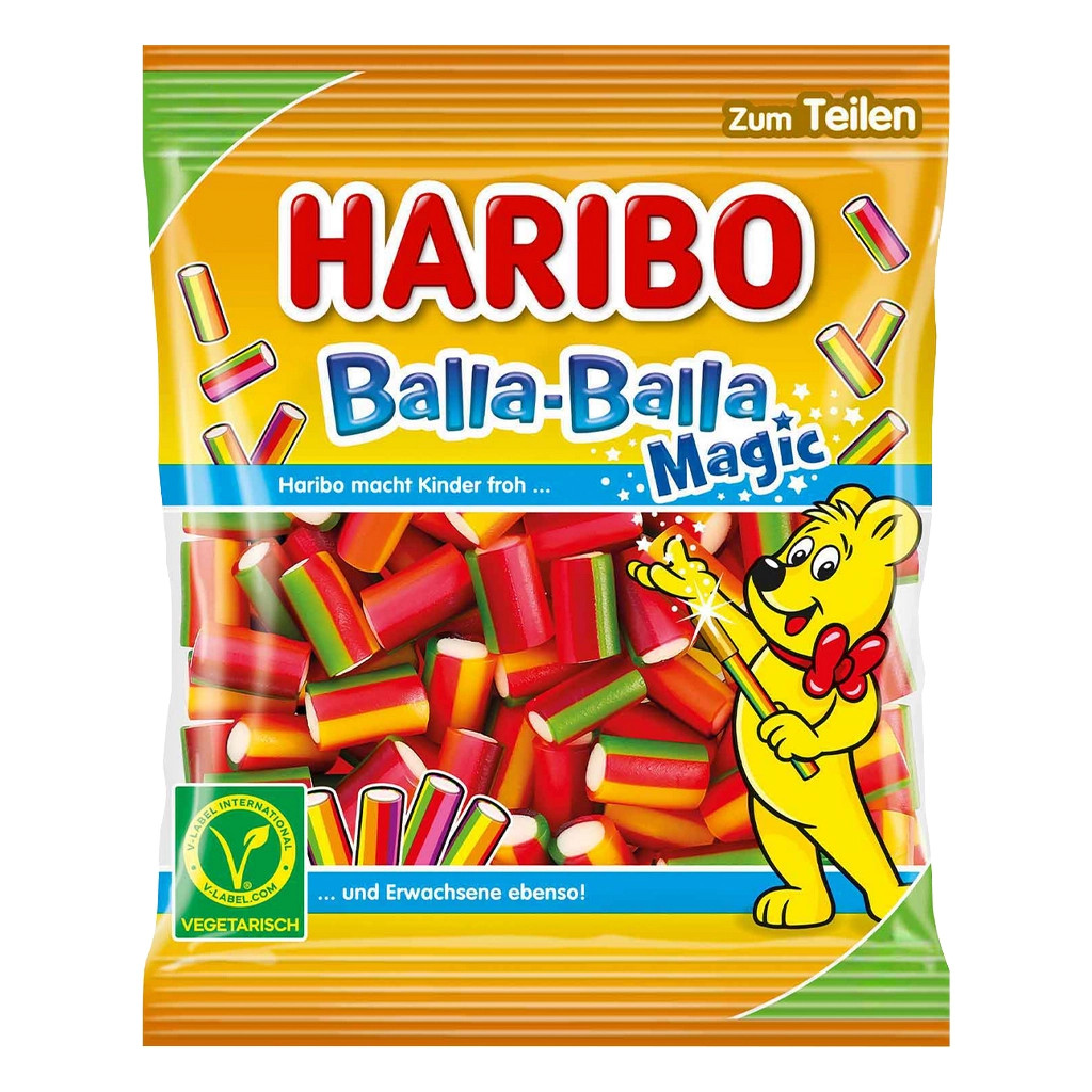 Haribo Magic Balla-Balla Mixed Gummy & Marshmallow Candies