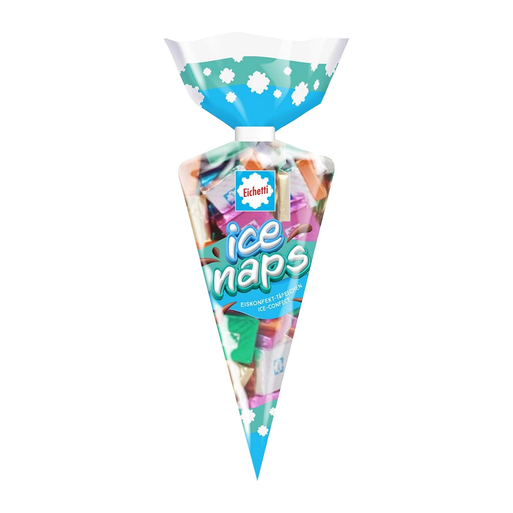 Eichetti Eiskonfekt Ice Confectionery Squares in Cone Bag