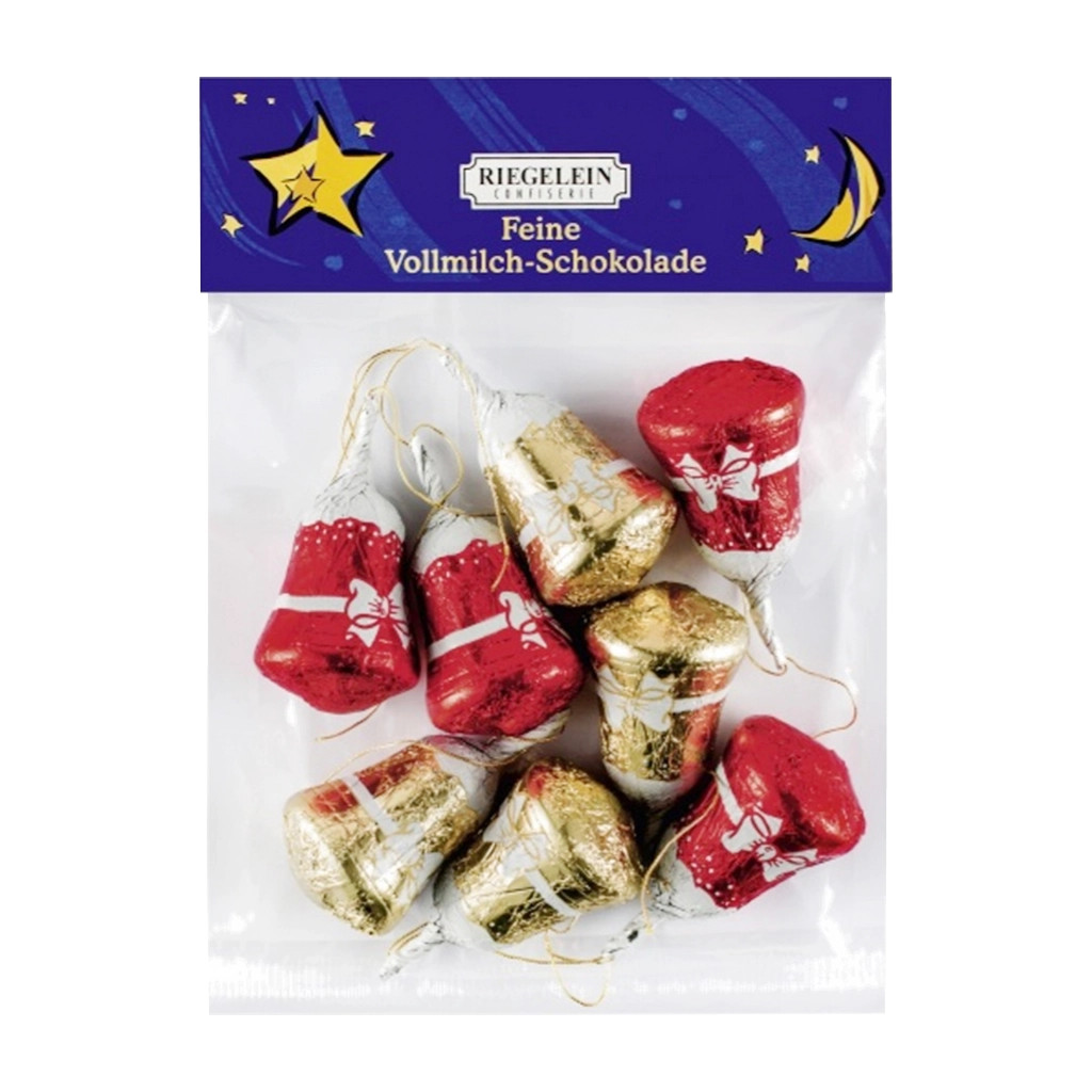 Riegelein Wihnachts Gloeckchen Chocolate Christmas Tree Ornaments