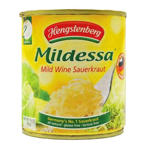 Hengstenberg Mildessa Wine Sauerkraut in Tin, 10.6 oz. The Taste of