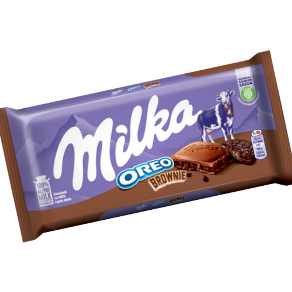Milka Chocolate with Oreo "Brownie" Filling, 3.2 oz. - DEAL