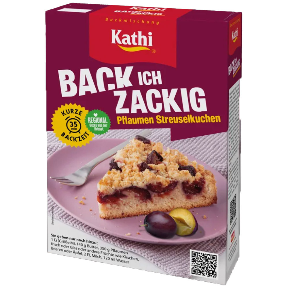 Kathi German Plum Crumble Cake Mix