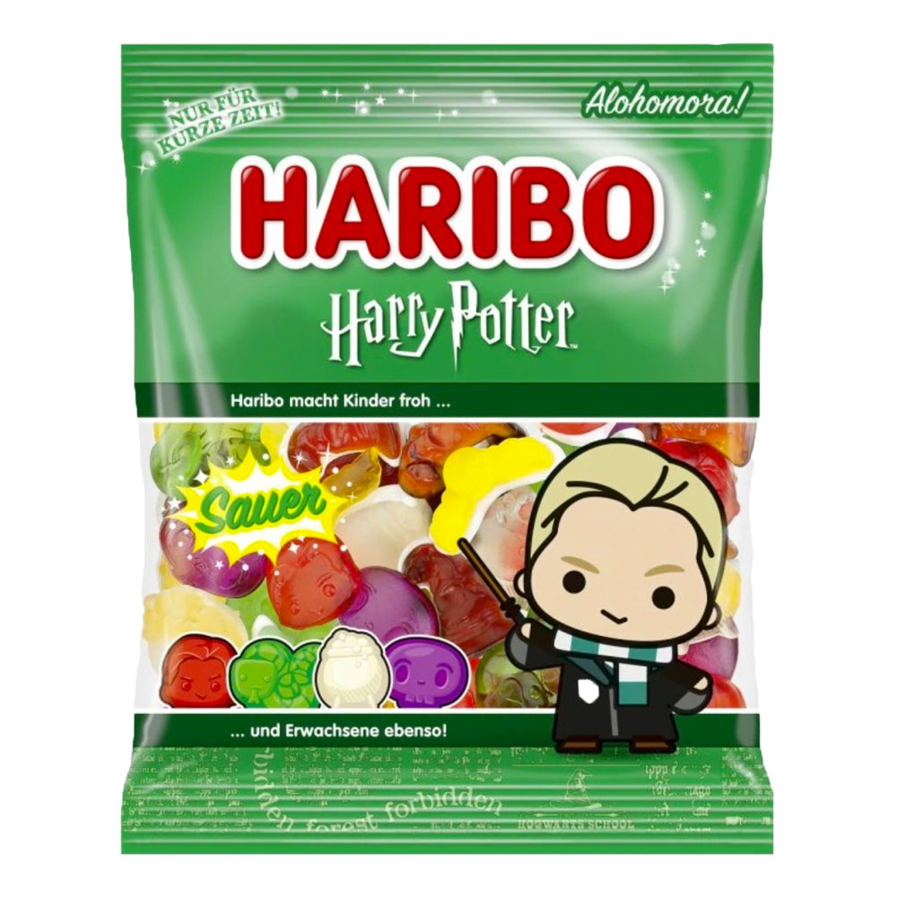Haribo “Harry Potter - Draco”  Sour Gummies, 160g - Made in Germany