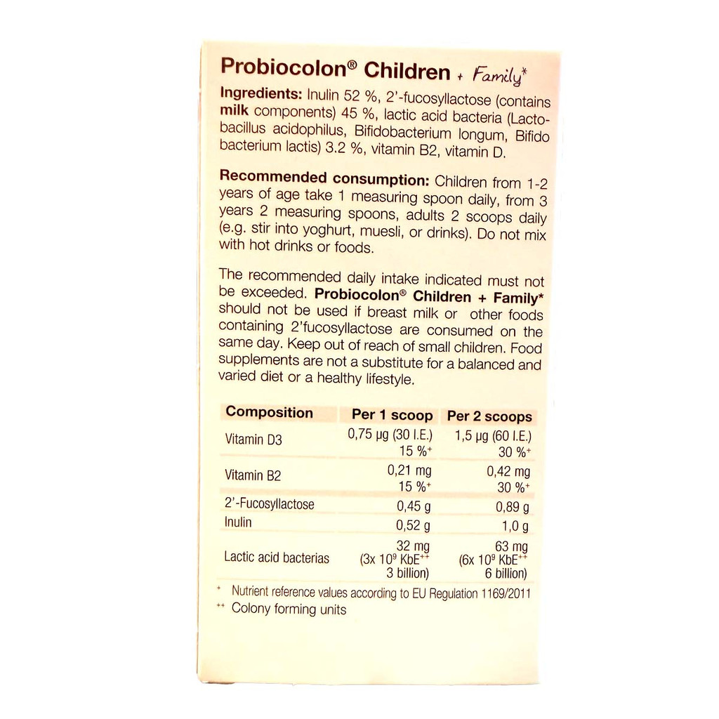 Dr. Wolz Probiocolon Children & Family Powder, 66g
