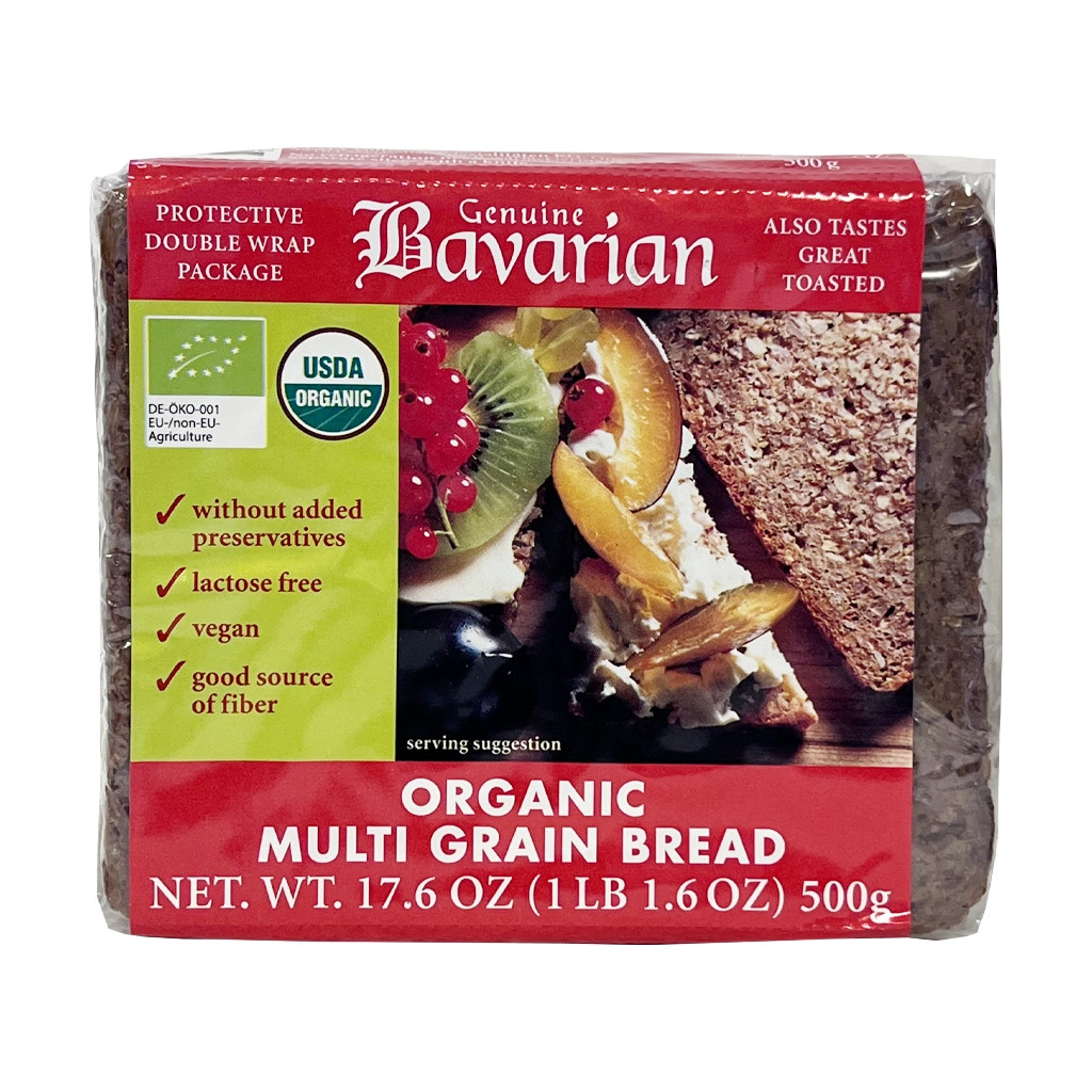 Pema Organic Bavarian Whole Rye Multigrain Braed