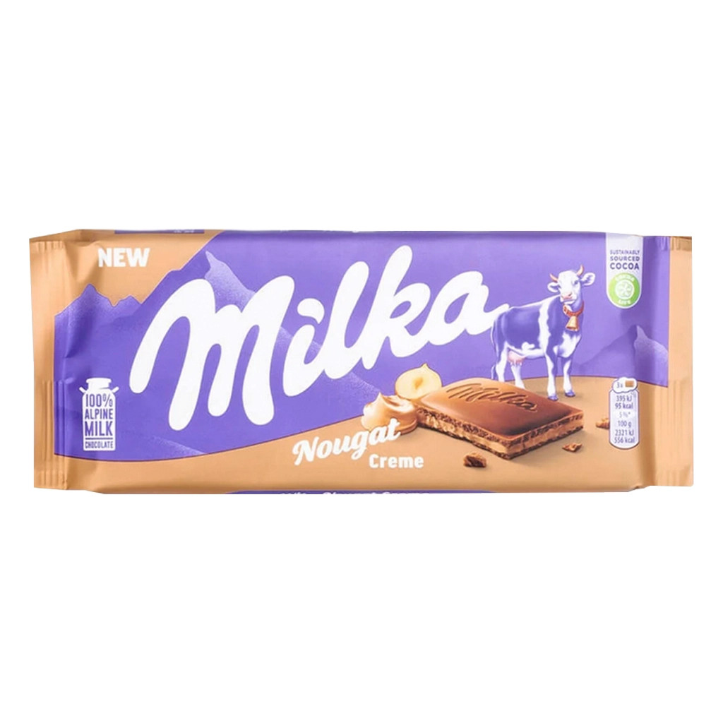 Milka Nougat Creme Bar