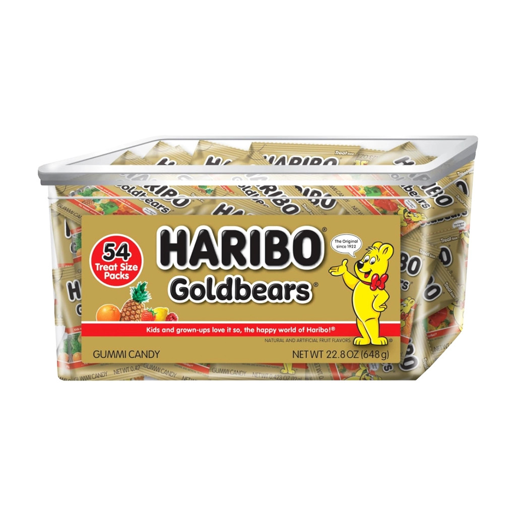 Haribo Gold Bears Mini Bags in Tub