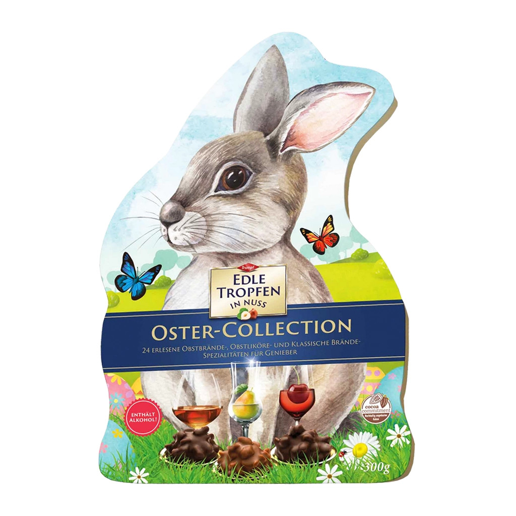 Trumpf Edle Tropfen in Nuss Easter Collection with Brandy Pralines