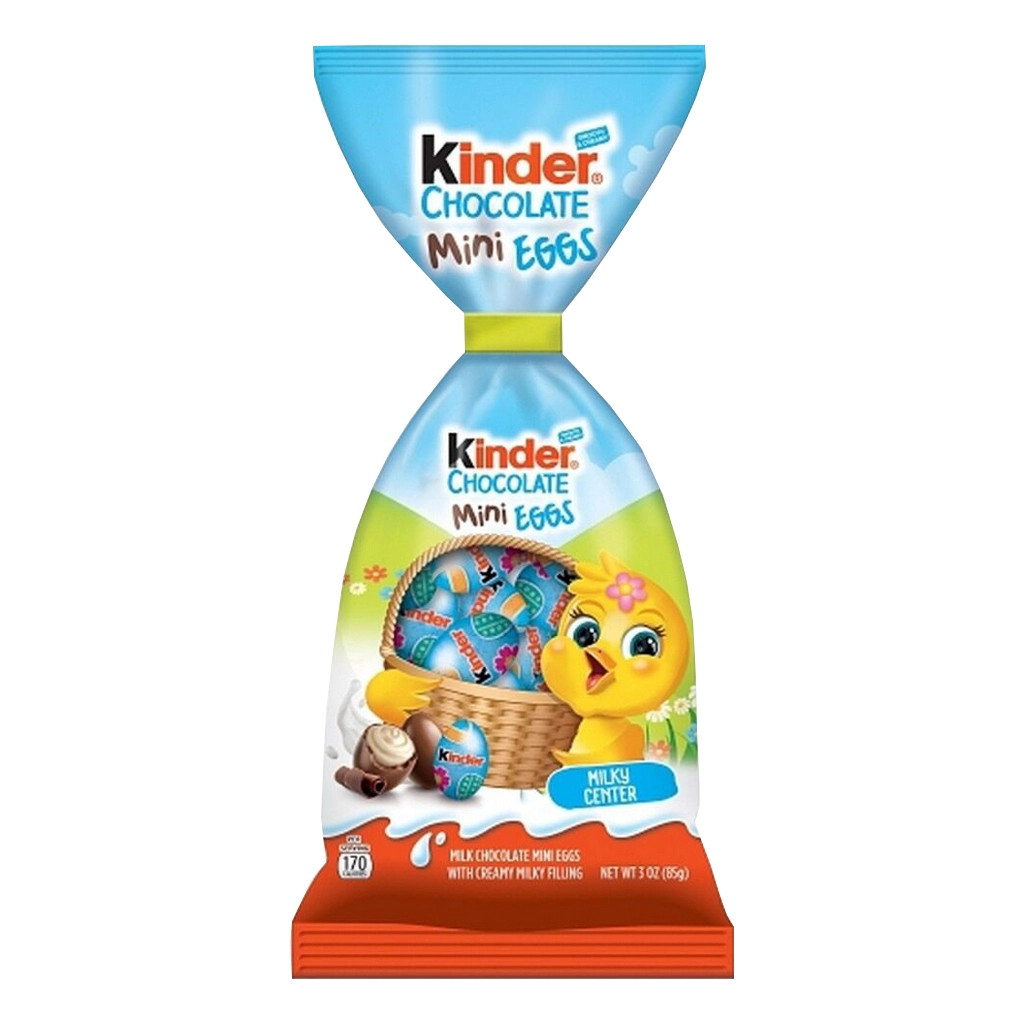 Kinder Chocolate Mini Eggs with creamy milk filling