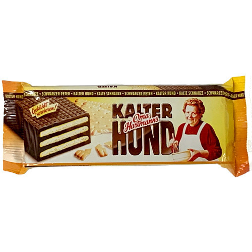 Oma Hartmann's "Kalter Hund" Chocolate Covered Shortbread Cake, 175g - DEAL