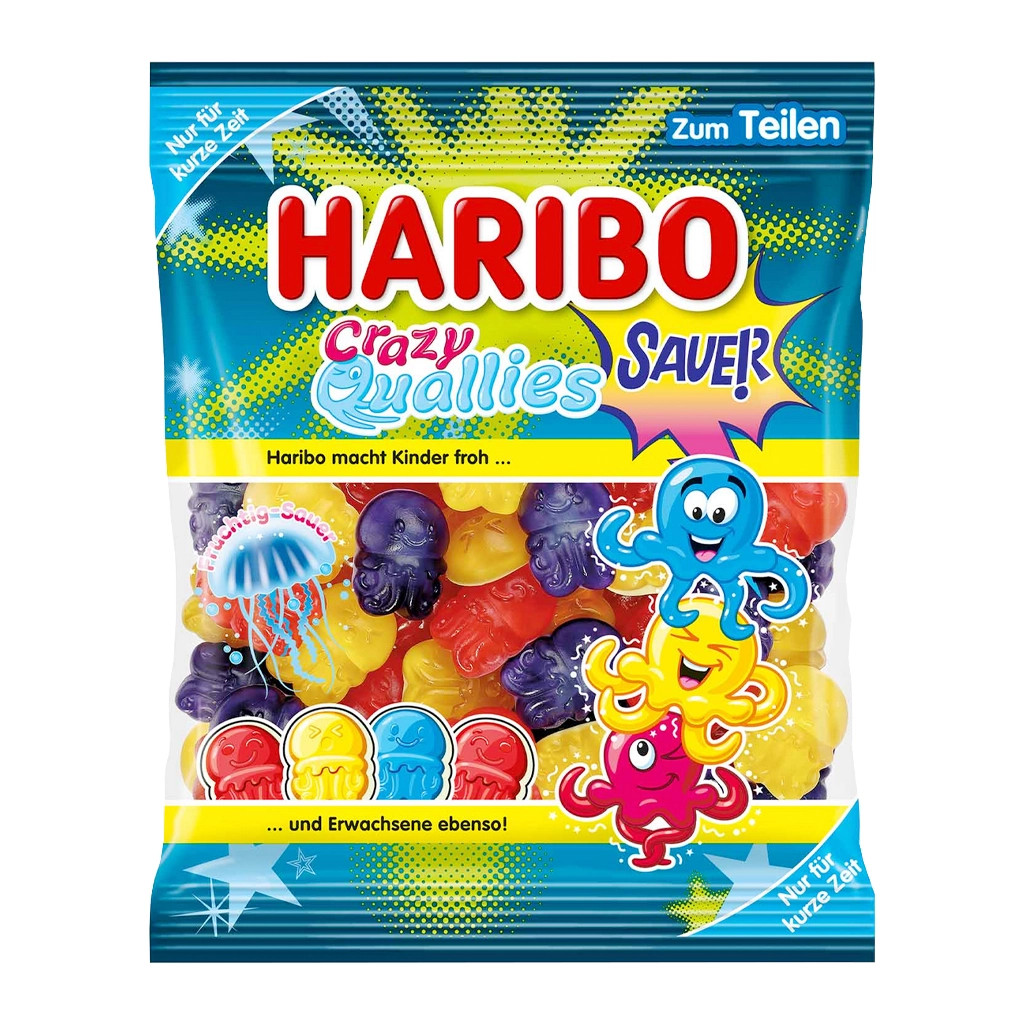 Haribo Crazy Quallies Sour Gummy Candy