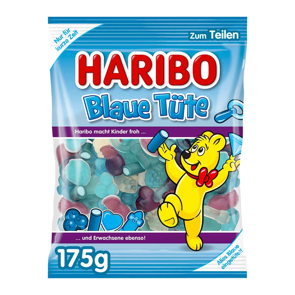Haribo Blau Tute Gummy Candy