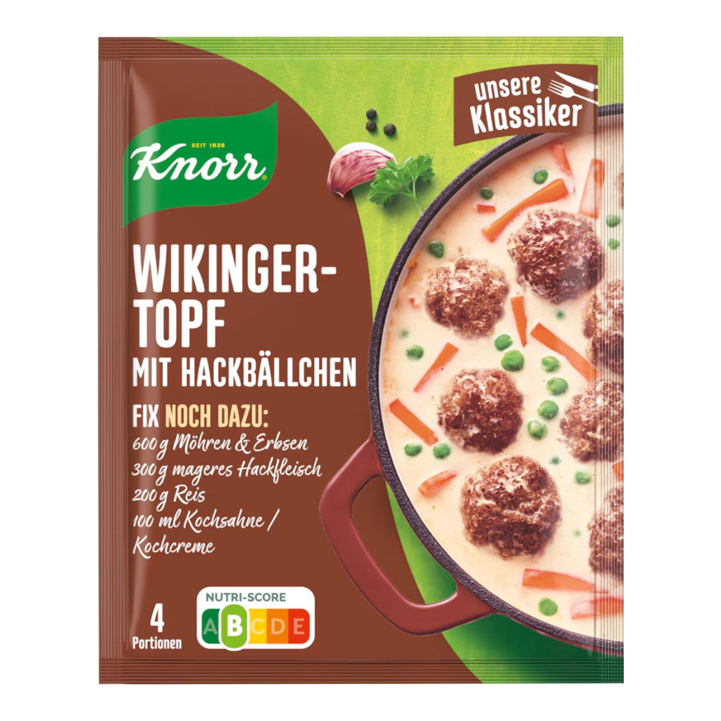 Knorr Fix Wikingertopf mit Hackballchen Soup Mix