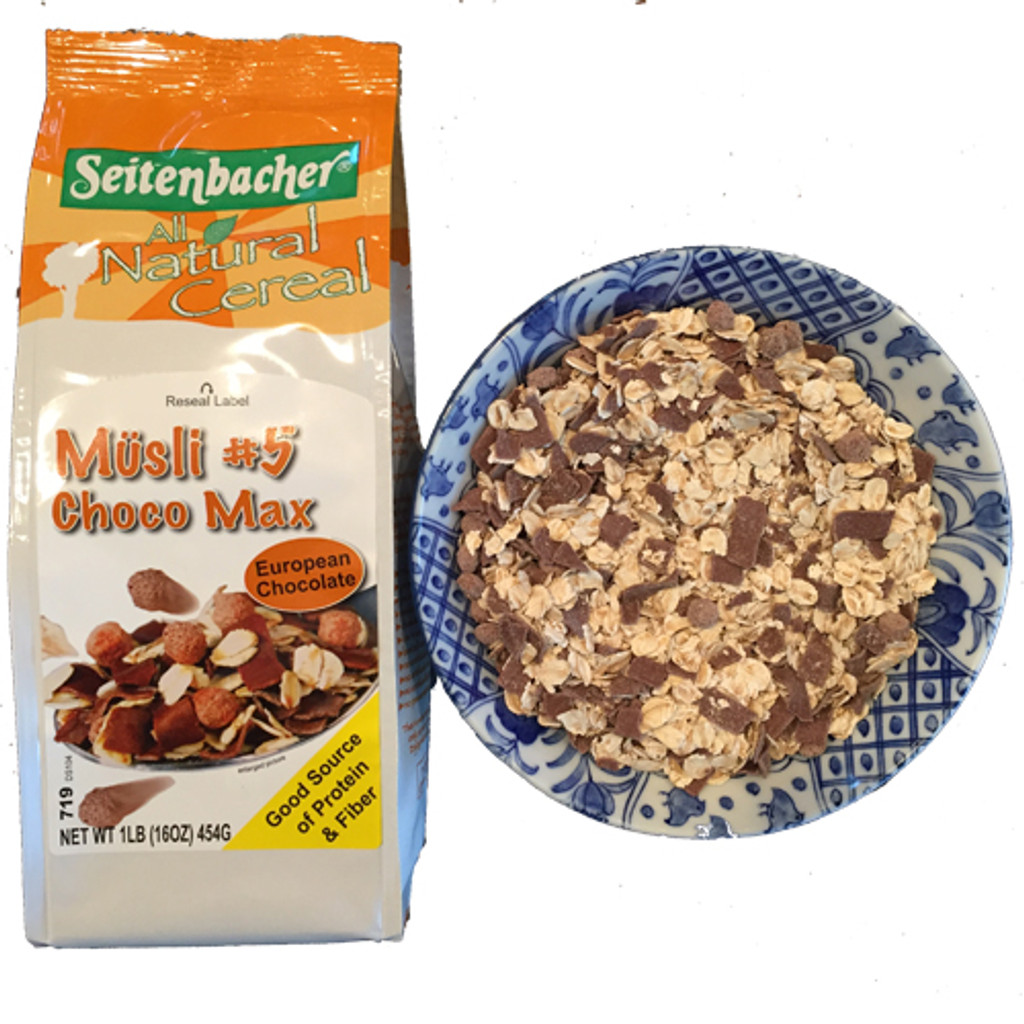 Seitenbacher "Choco Max" Muesli Cereals, 16 oz.