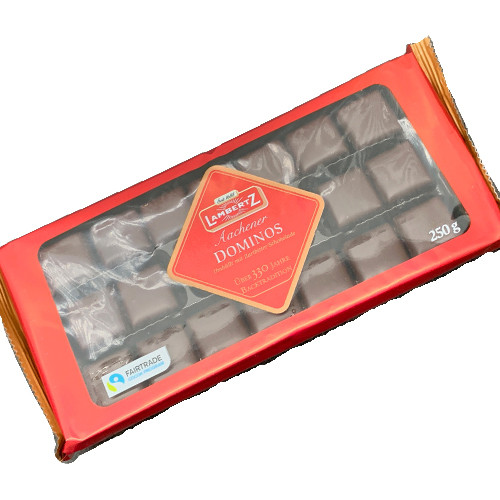 Lambertz Domino Steine Gingerbread Marzipan Squares 8.8 oz - The