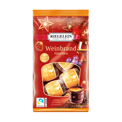 Riegelein "Weinbrand" Brandy Praline Ornaments, 3.5 oz The Taste of