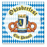 The Taste of Germany Oktoberfest Beer and Pretzel Luncheon Napkins 2ply (16/pkg)