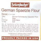 Seitenbacher German Spelt Wheat Spaetzle Flour 16 oz