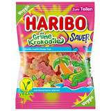 Haribo "Gruene Krokodile" Green Crocodile Gummy Candy, 7 oz