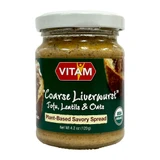 Vitam "Coarse Liverwurst" Organic Tofu Lentil Green Spelt Spread , Plant Based,  4.2 oz