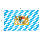 The Taste of Germany "Blue White" Bavarian Flag, all weather, 5 x 3 feet