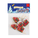 Storz Milk Chocolate "Santa Boot" Tree Hanger, 4pc. in bag