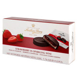 Anthon Berg "Strawberry in Champagne" Chocolate Covered Marzipan Medallions, 7.8 oz