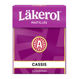 Lakerol Cassis Black Currant Candy Drops, Pocket Pack, 25g - DEAL