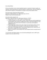 Aurora "Roggen-Dinkel" Rye Spelt Baking Mix for Breads, 17.5 oz - DEAL