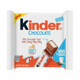 Kinder Chocolate Bars Square Treats with Milk Cream Filling