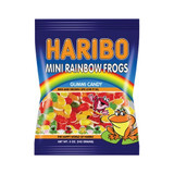 Haribo Mini Rainbow Frogs Gummies in Bag