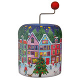 Windel Nostalgic Crank Musical Box Tin, Assorted Chocolates & Candy, 3.3oz