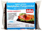 Delba Dark (Westphalian) Pumpernickel Bread 8.1 oz