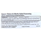 Knorr "Salatkroenung" Herbs with Onion Salad Dressing Mix, 5 sachets