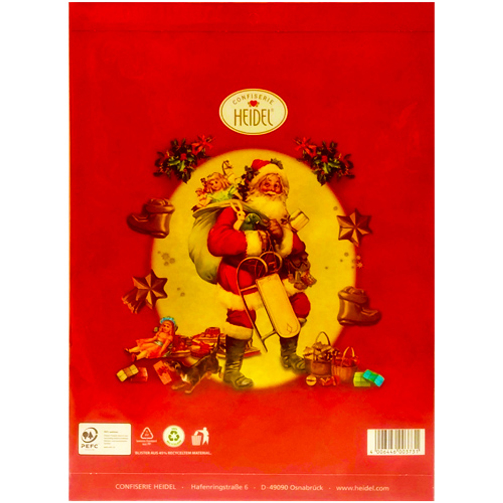 Heidel quot Christmas Nostalgia quot Milk Chocolate Advent Calendar with 2