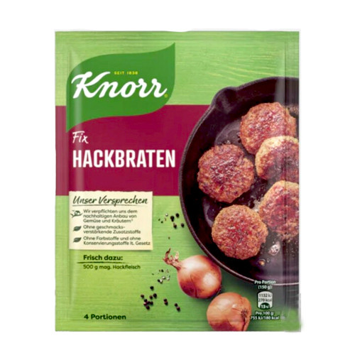 Knorr "Fix" Hamburger (Hackbraten) Mix, 1 oz The Taste of Germany