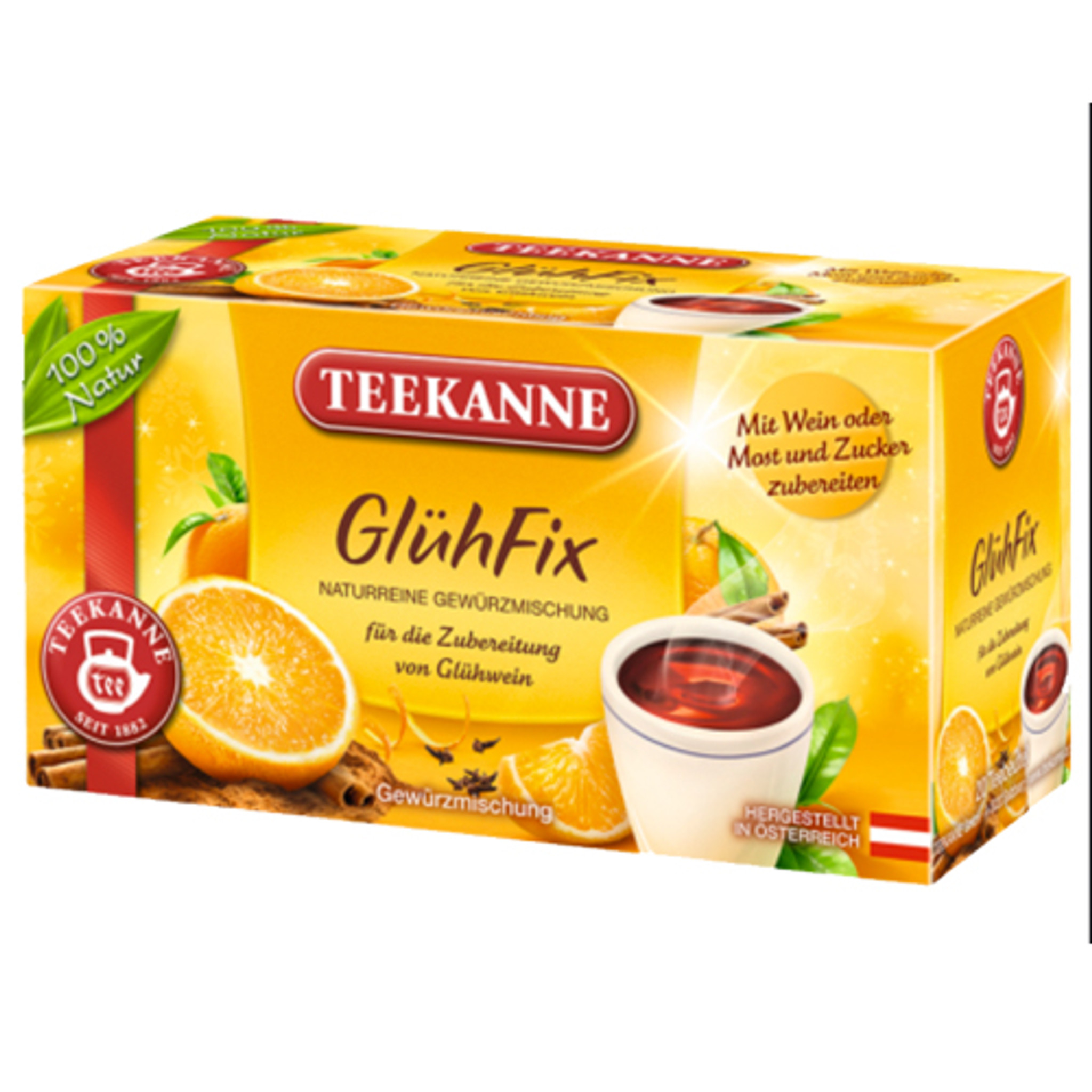 Teekanne "Gluehfix" Gluehwein Tea Mix with Herbs and Spices, 20 bags - The  Taste of Germany