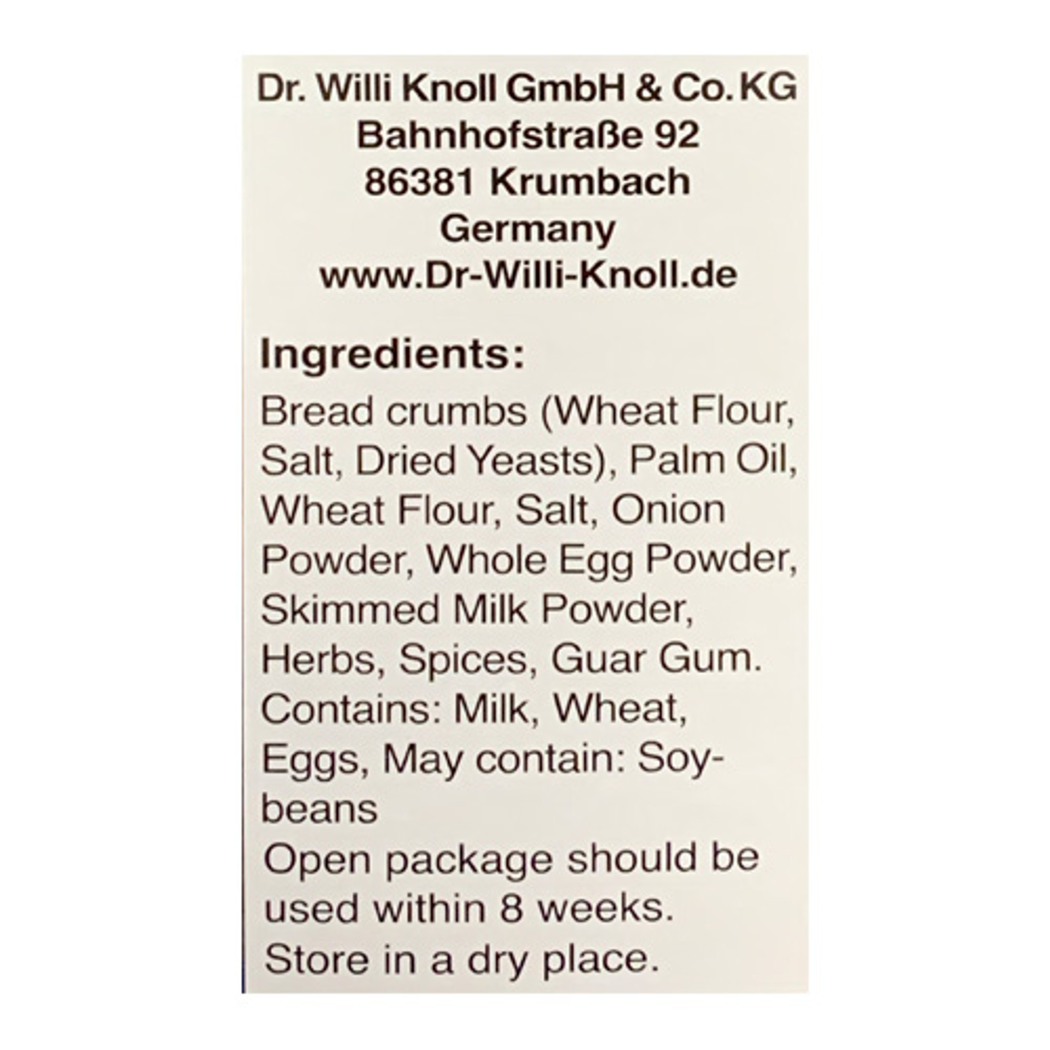 Dr. Willi Knoll Products