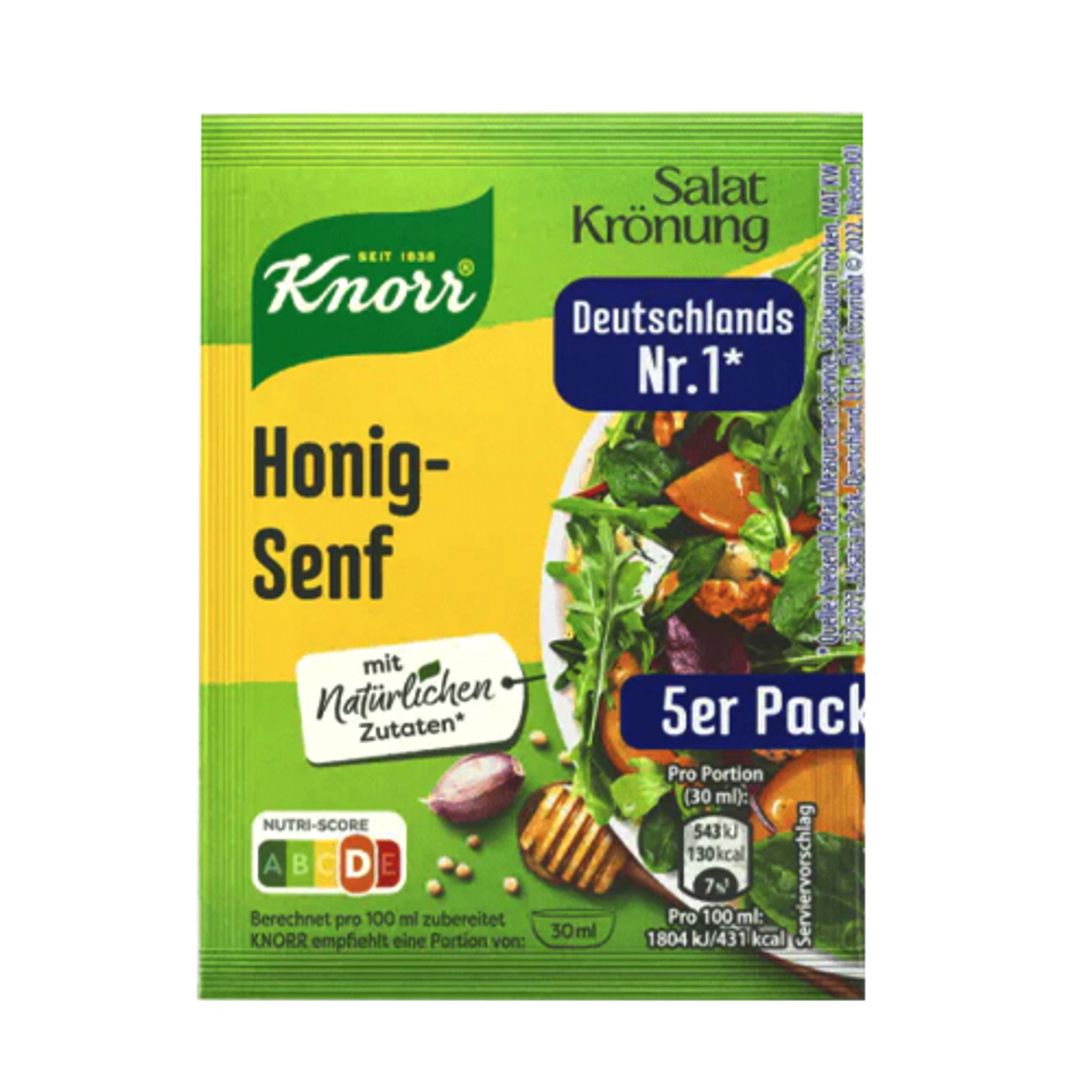 Knorr "Salatkroenung" Honey Mustard Salad Dressing Mix, 5 pack, The