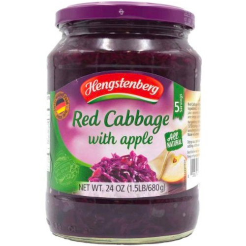 Hengstenberg Red Cabbage With Apples In Jar 24 Oz The Taste Of Germany