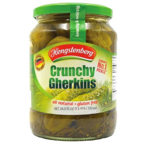 Hengstenberg Knax Crunchy Gherkins 24 oz. The Taste of Germany