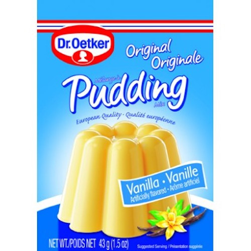Dr. Oetker Vanilla Pudding Mix 3 Packets 1.5 oz per packet The Taste