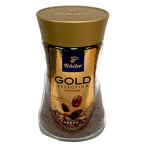 Tchibo Gold Selection Premium Instant Coffee - 7 oz. - The Taste of Germany