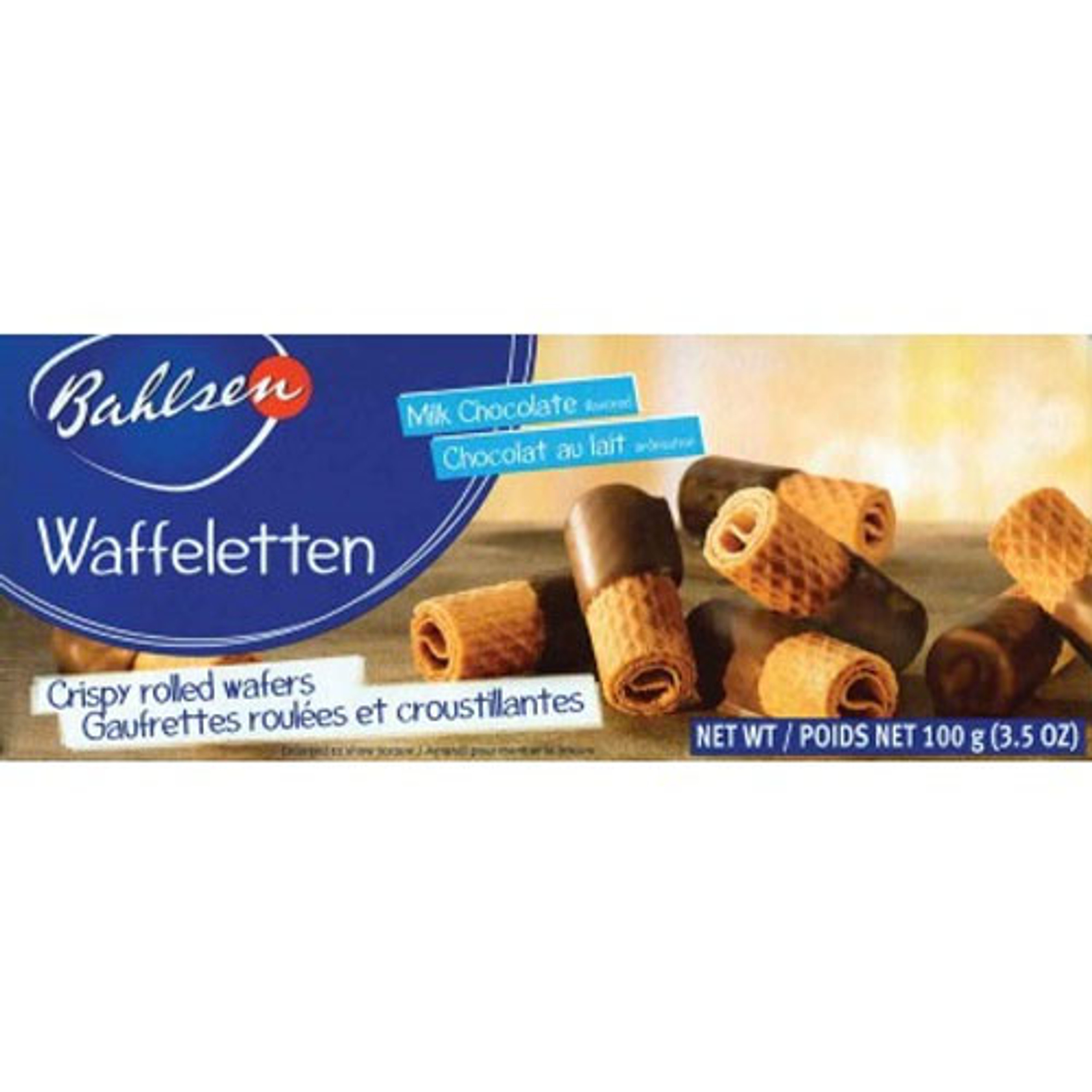 Bahlsen Chocolate Wafer Rolls Milk Chocolate (Wafelletten) - 3.5 oz ...