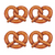 The Taste of Germany  Pretzel Cutouts, 11 in. printed on 2 side,s 4 per pkg